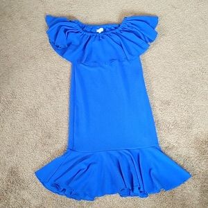 Women's LuLaRoe Cici Dress. Blue Size small